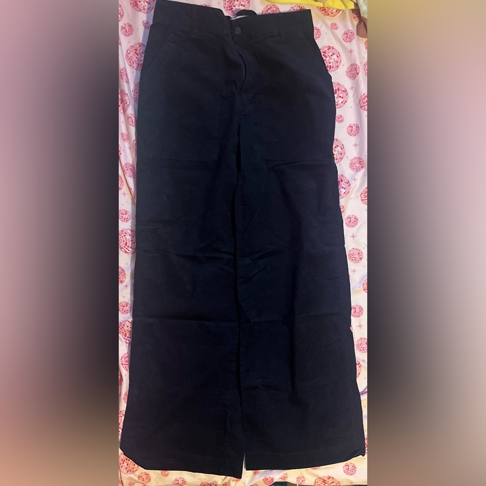 women’s Dark Blue Corduroy Pants